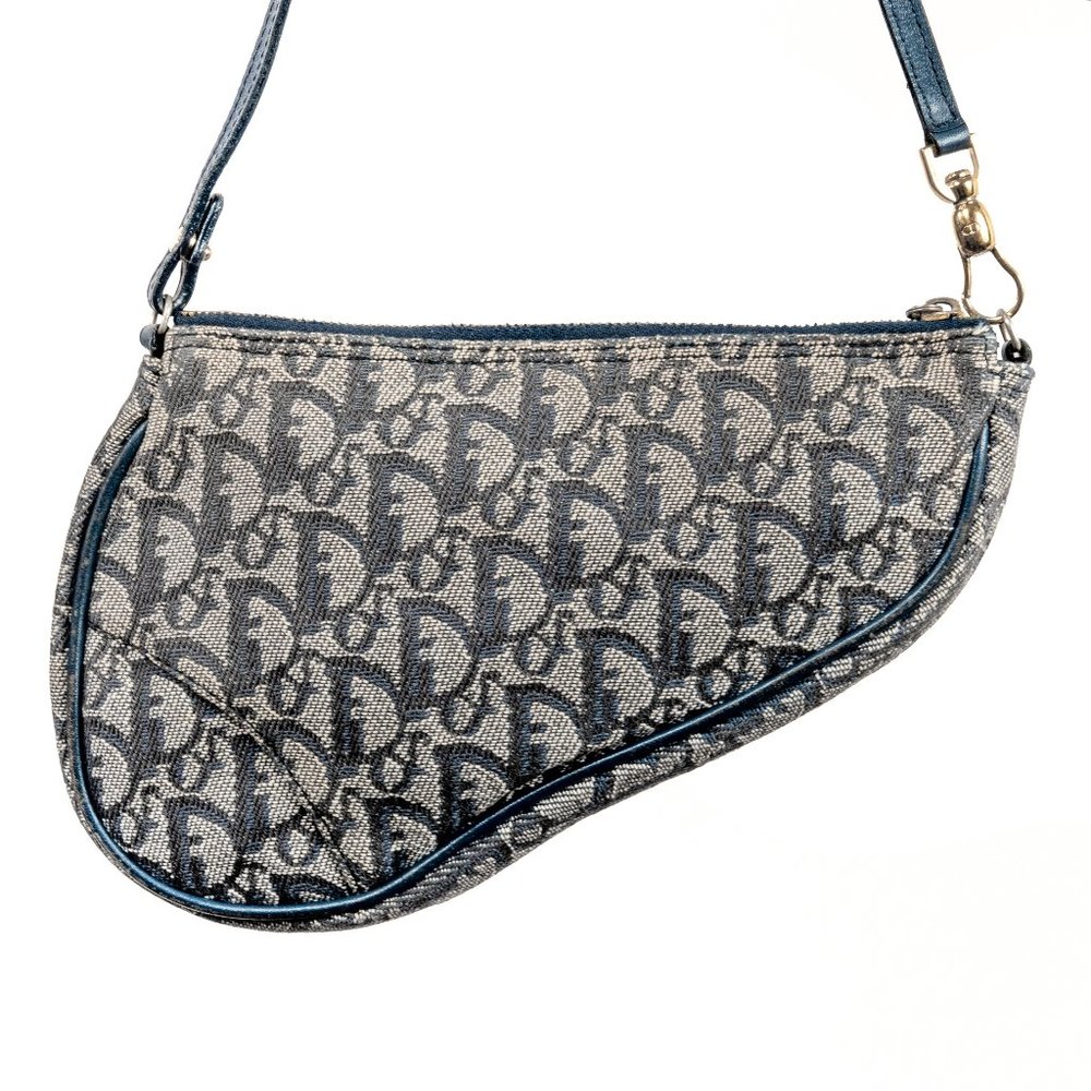 CHRISTIAN DIOR Vintage Diorissimo Saddle Pochette